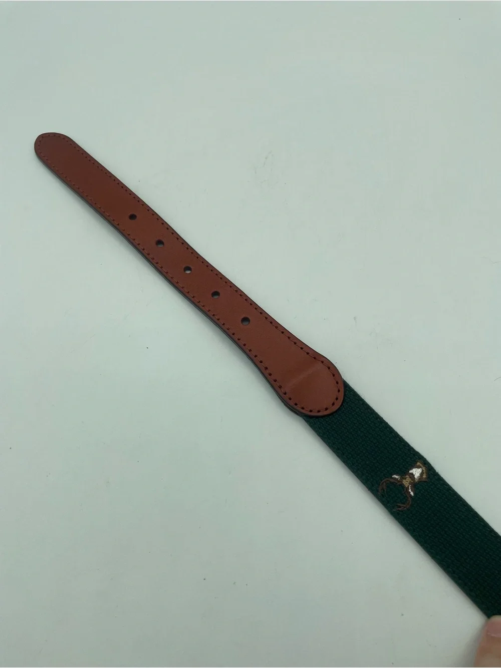J. Crew Canvas and Leather Stag Head Men’s Size 34